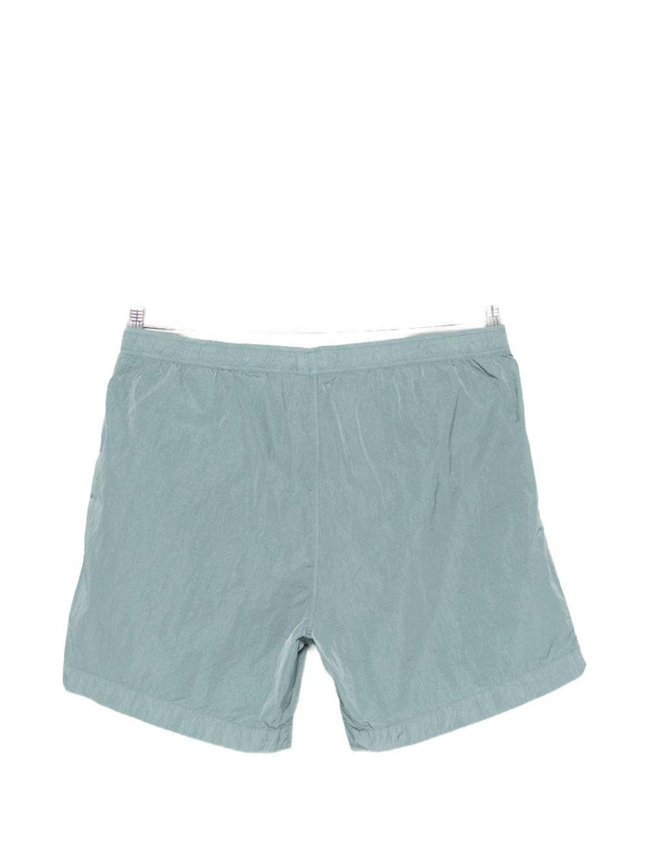 Costume da bagno silver blu con logo 