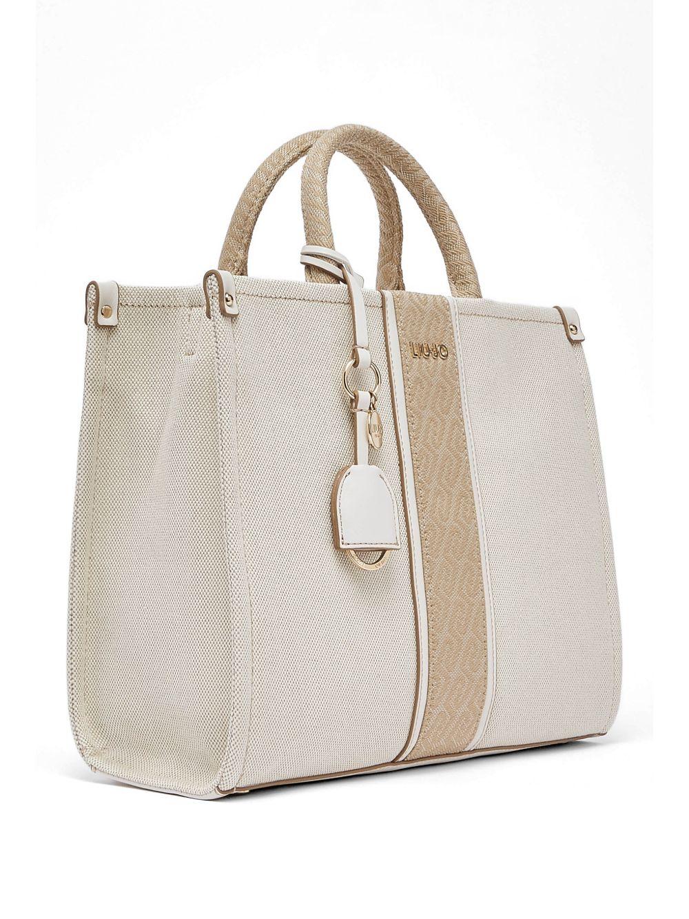 Borsa tote jacquard media 
