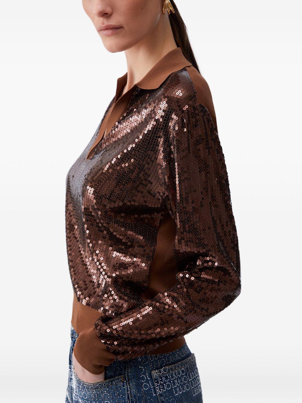 Polo con paillettes 