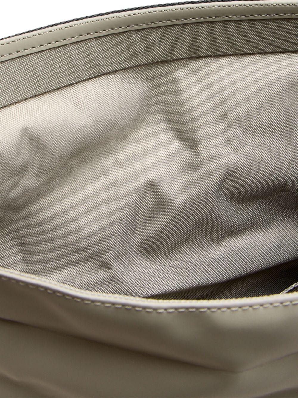 Zaino beige e nero Trail Rolltop con design color-block 