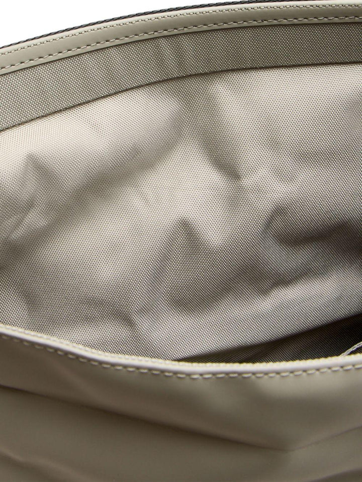 Zaino beige e nero Trail Rolltop con design color-block 