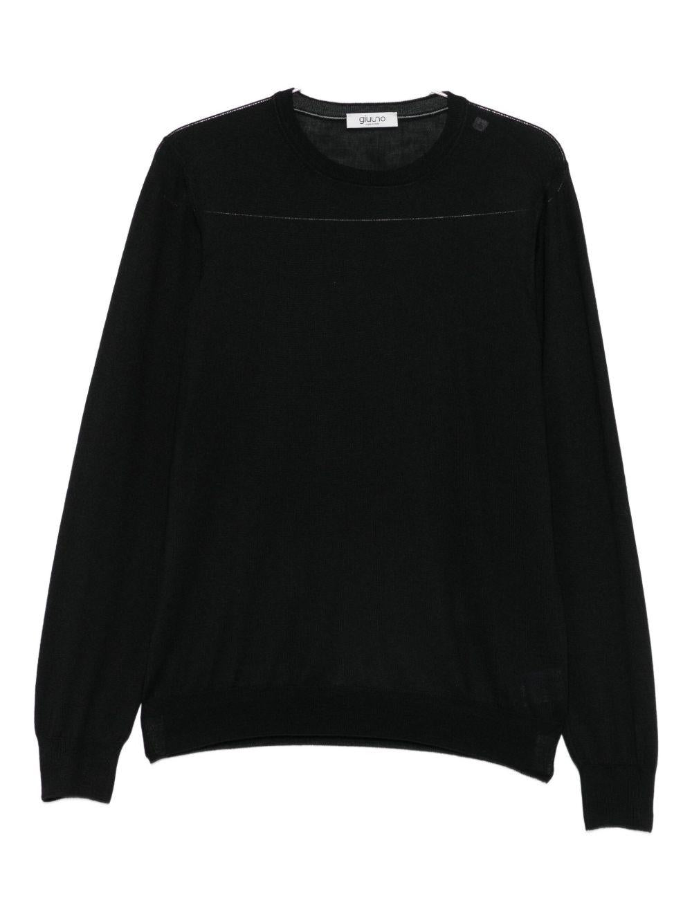 Maglione girocollo nero 