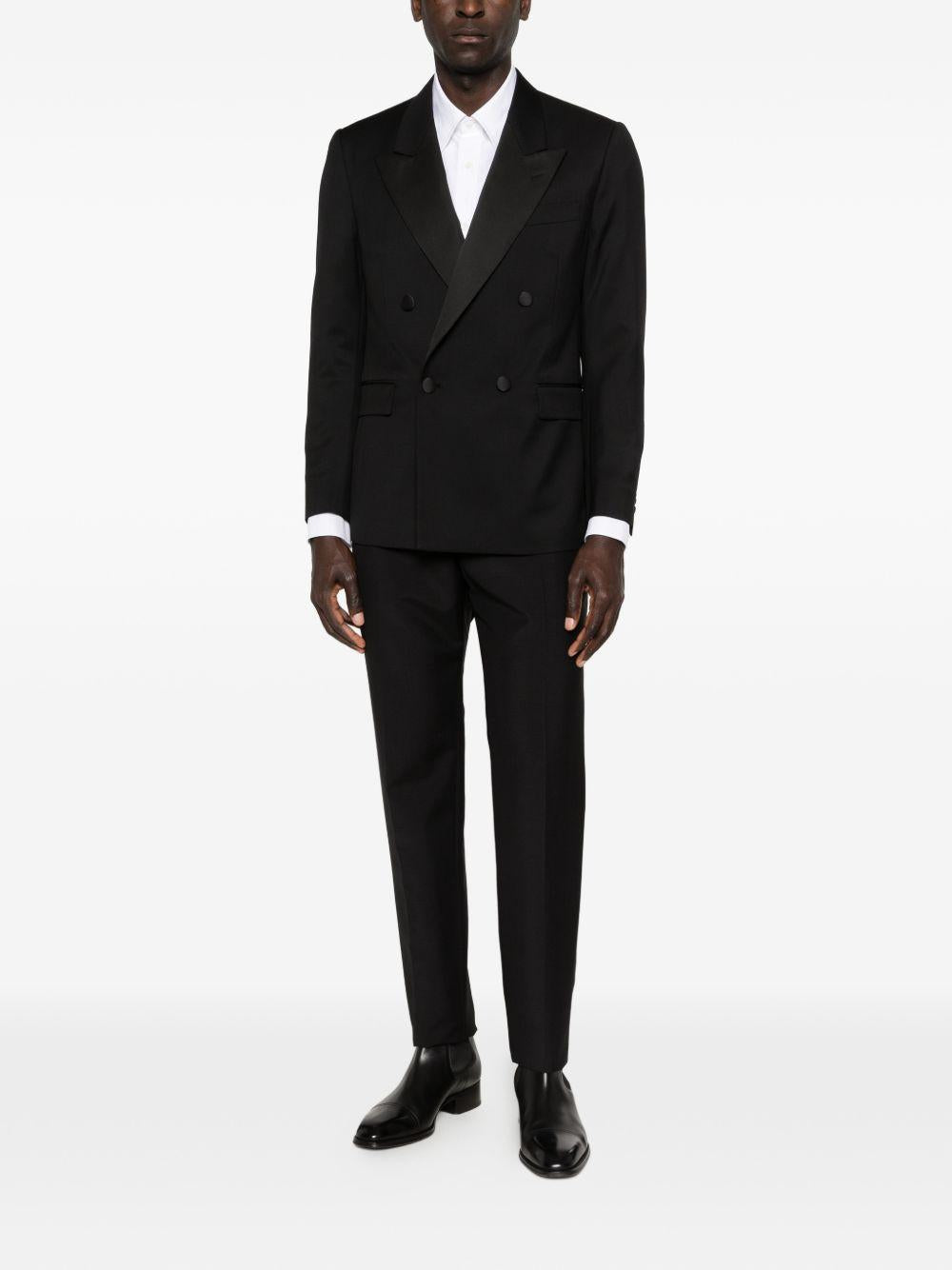 Blazer Smoking nero doppiopetto 