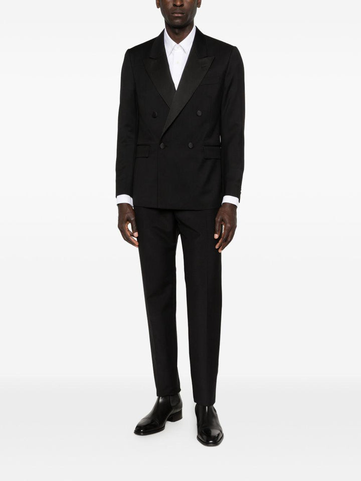 Blazer Smoking nero doppiopetto 