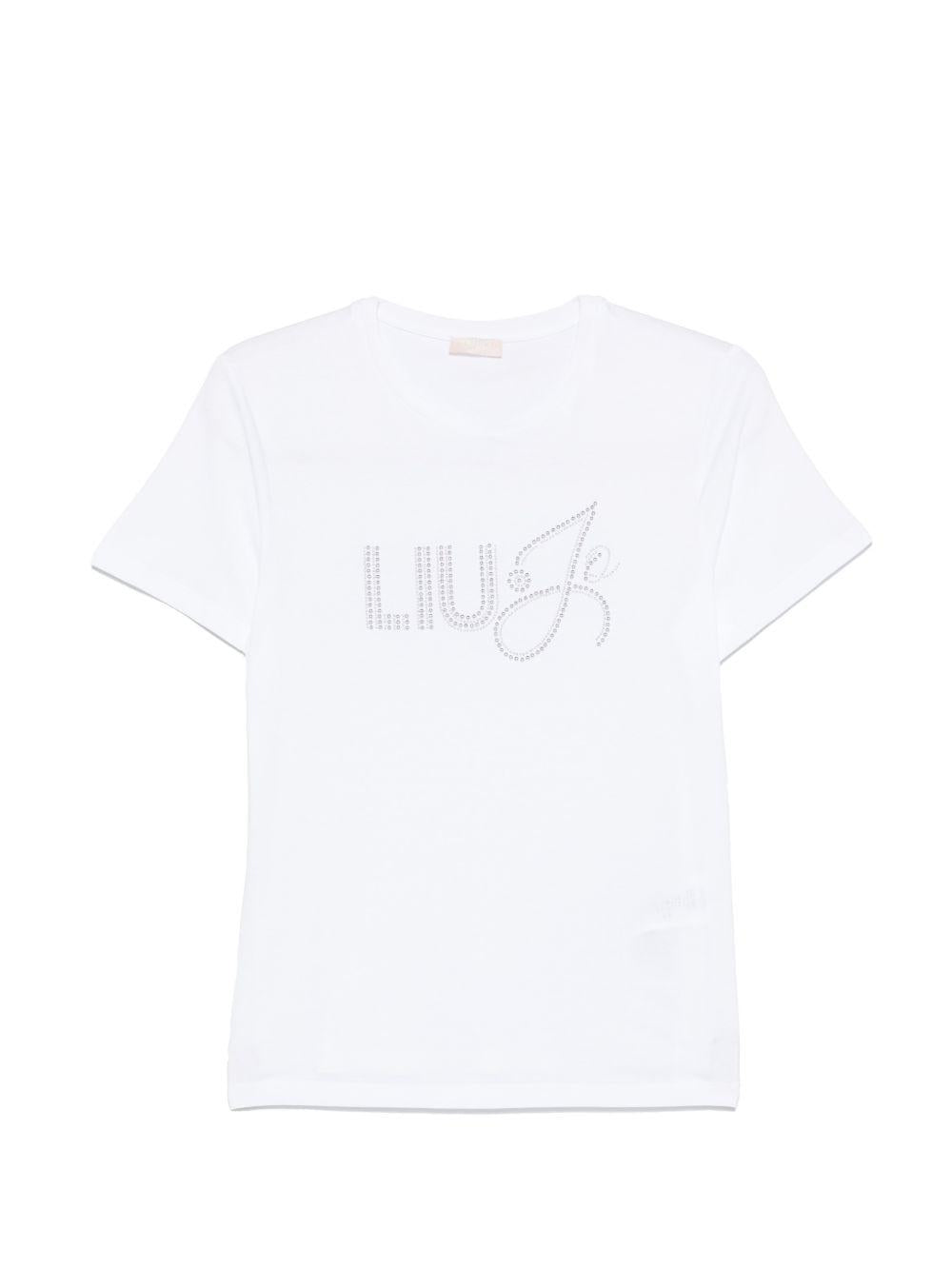 T-shirt con strass 