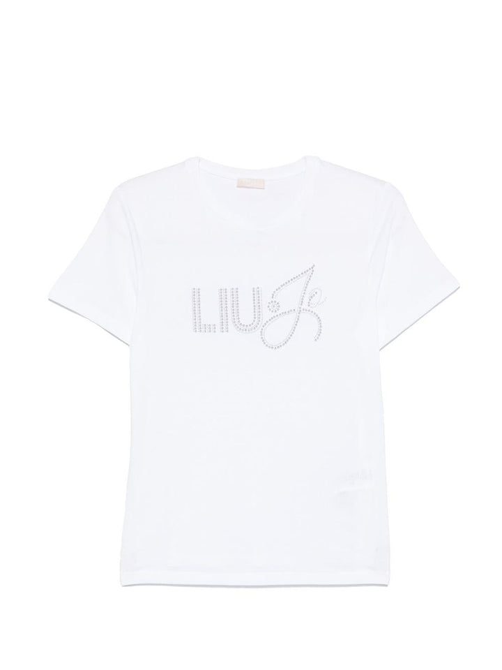 T-shirt con strass 