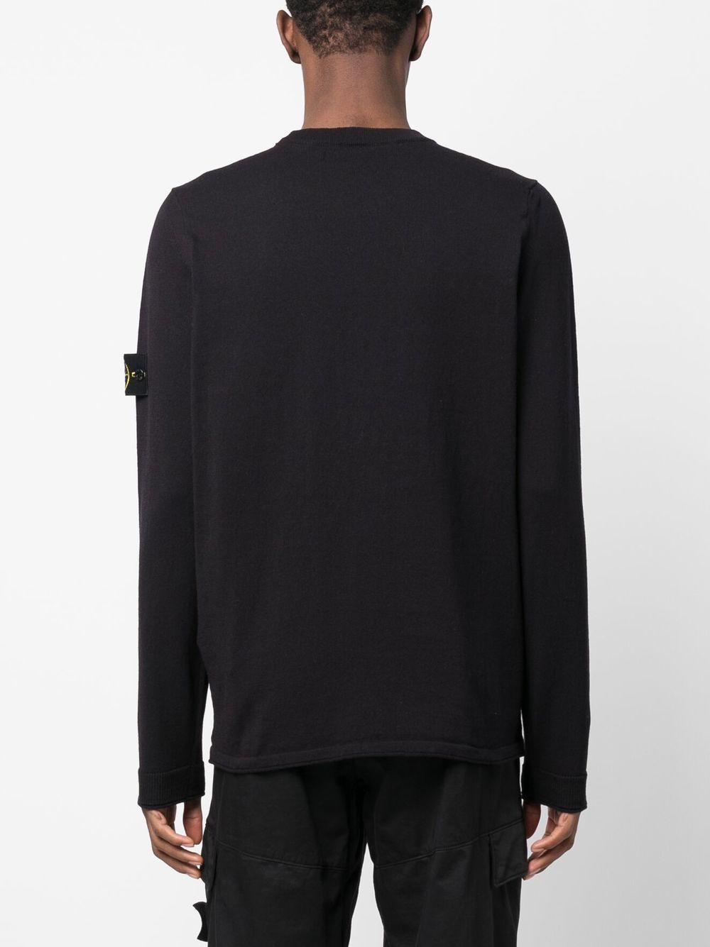 Maglione girocollo blu navy 