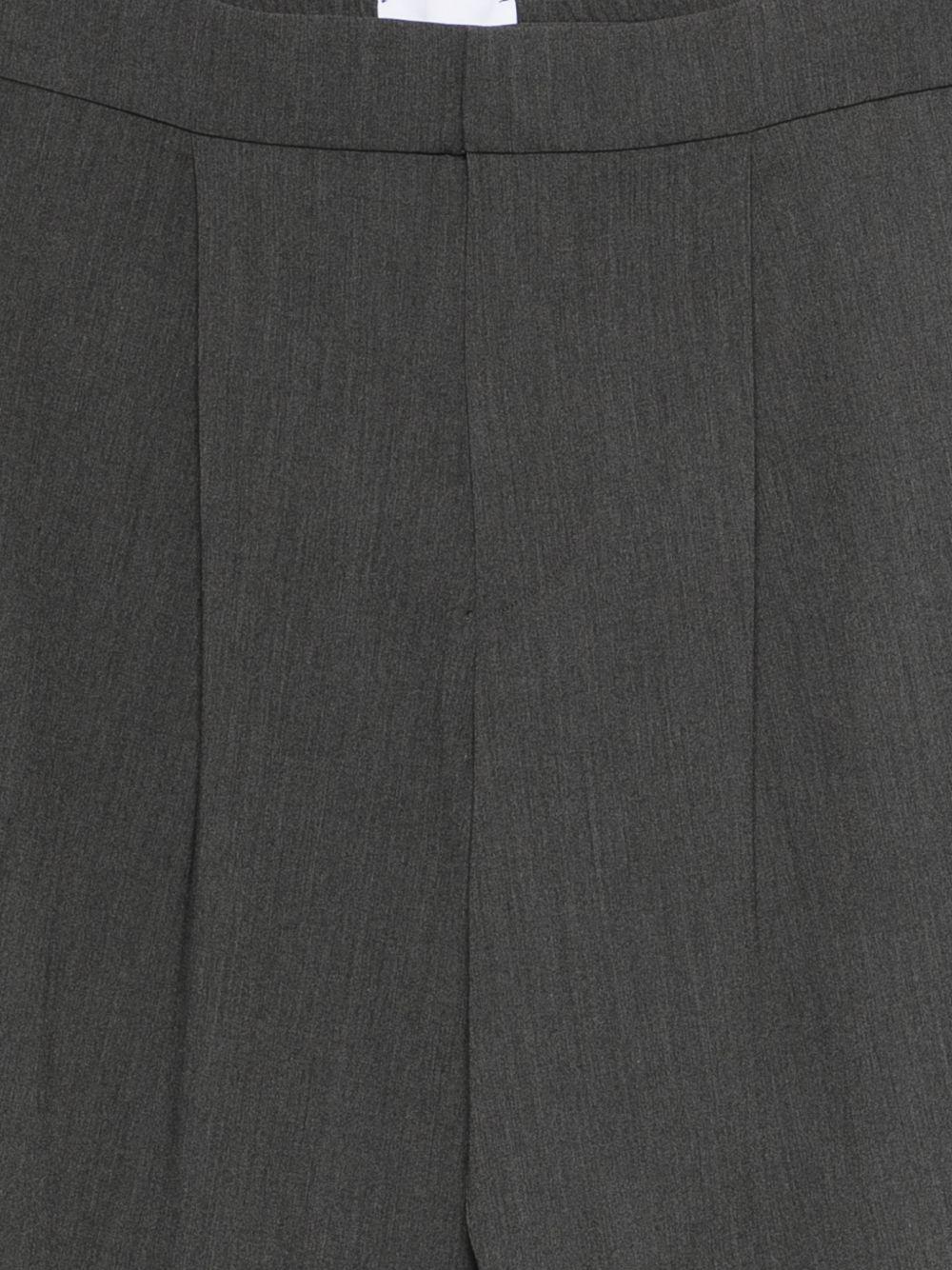 Pantaloni dark grey sartoriali a vita media 