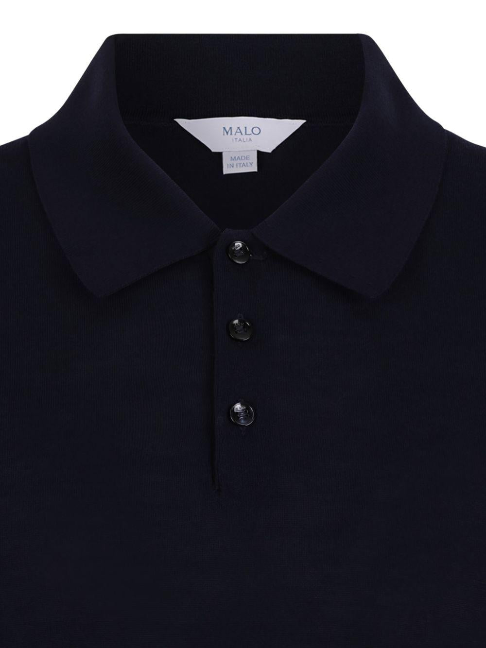 Polo a maniche corte blu 
