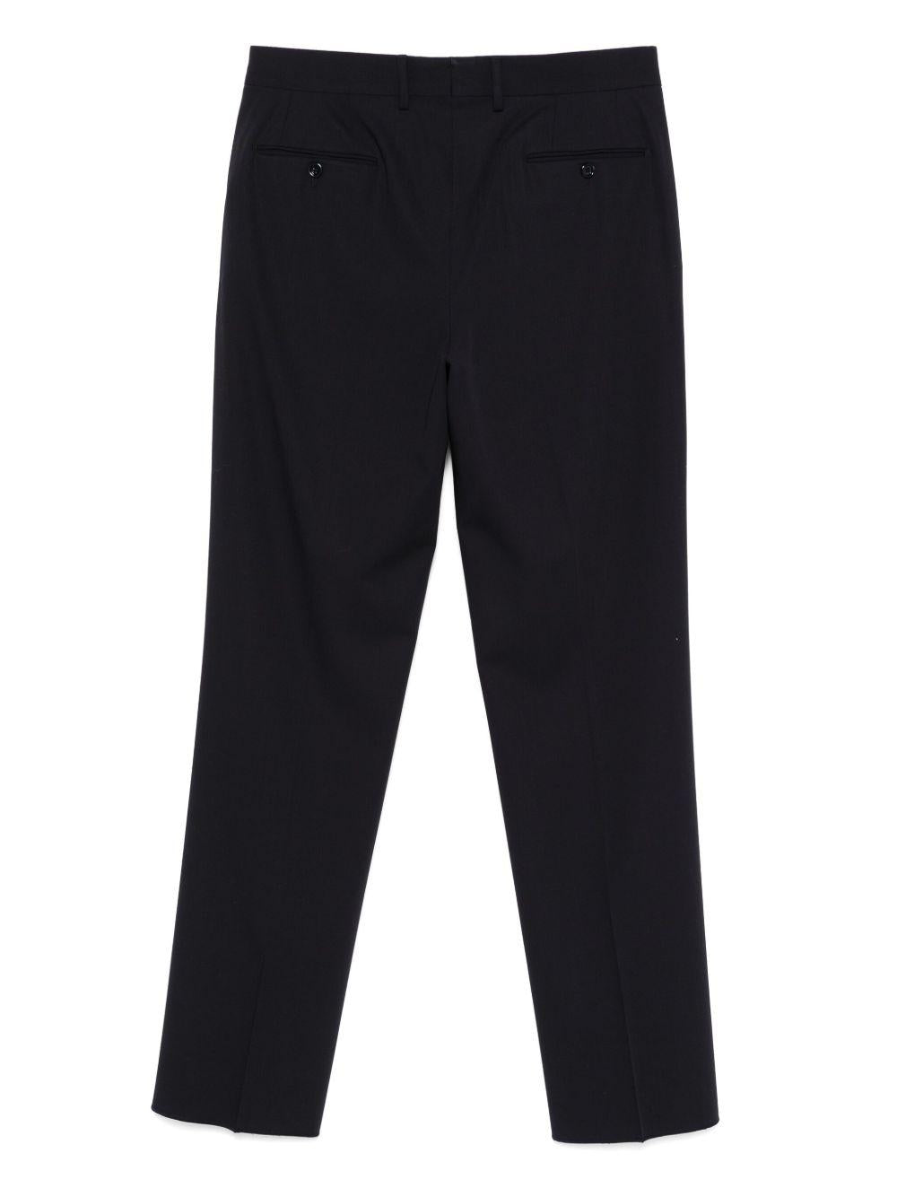 Pantalone blu taglio dritto 