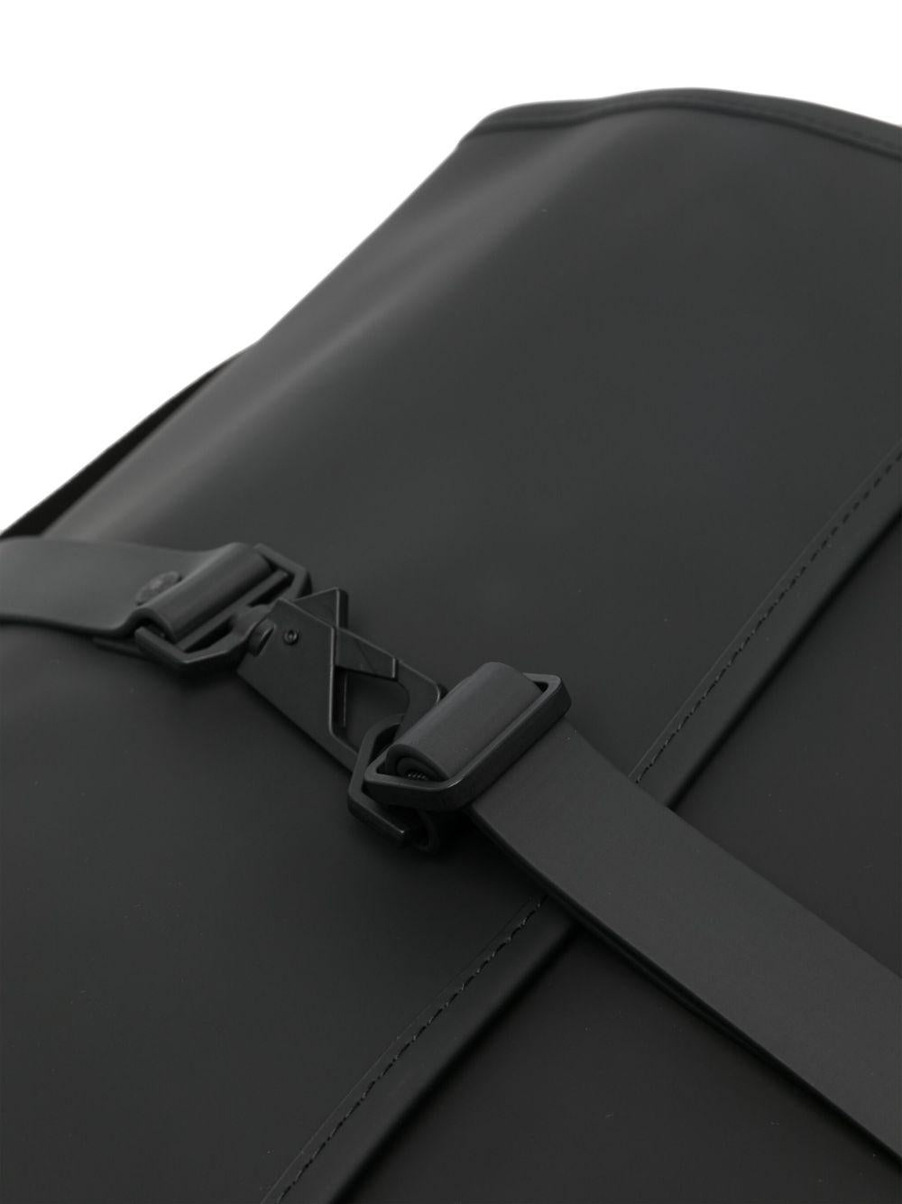 Borsa porta pc nera in poliestere e poliuretano 