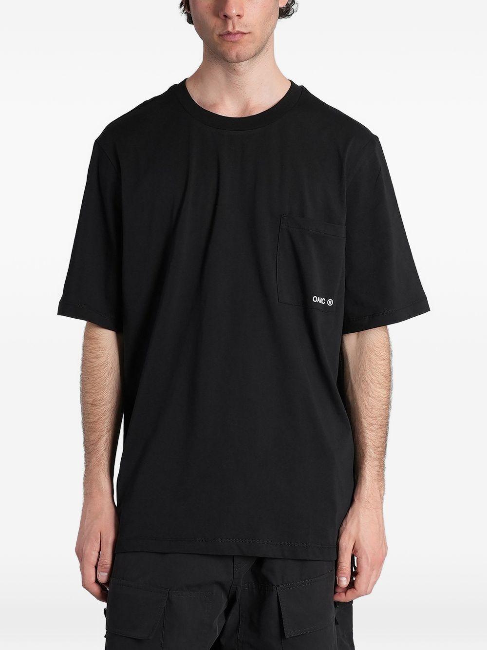 T-shirt con logo nera 