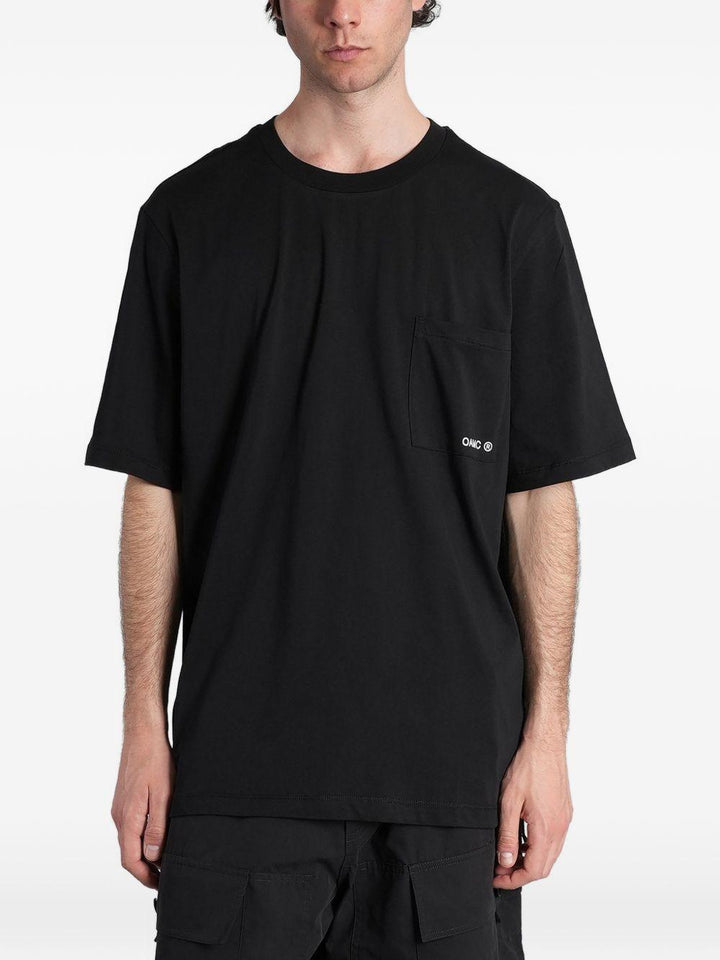 T-shirt con logo nera 