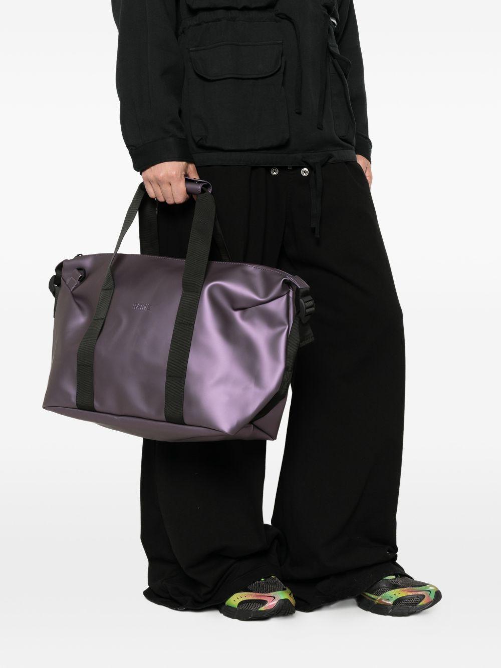 Borsa messenger con logo embossato body 