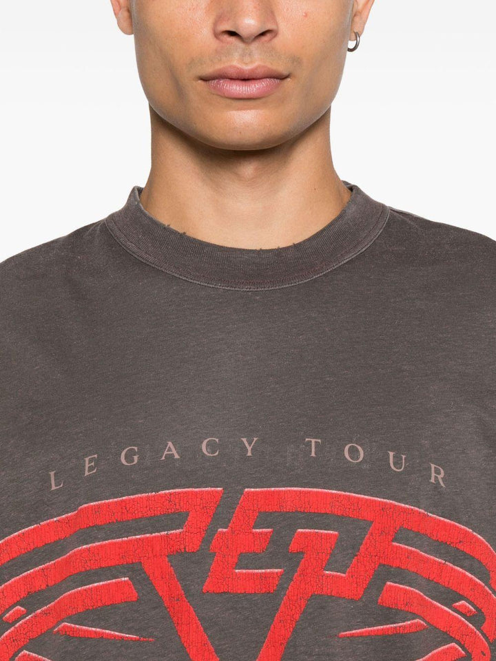 T-shirt con logo nera 