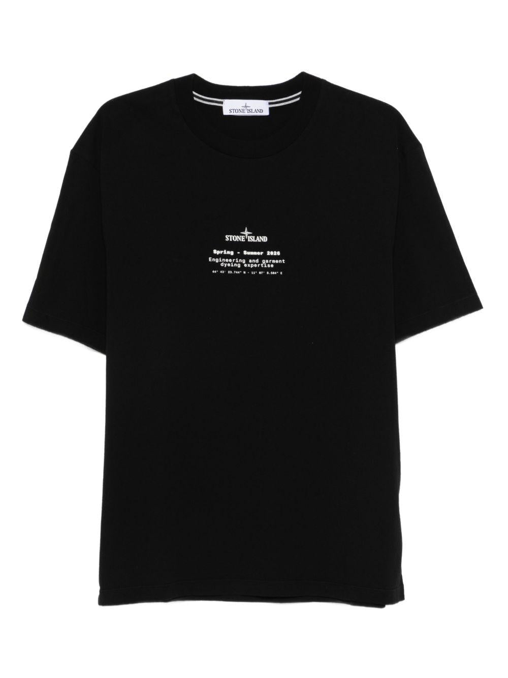 T-shirt nero con logo