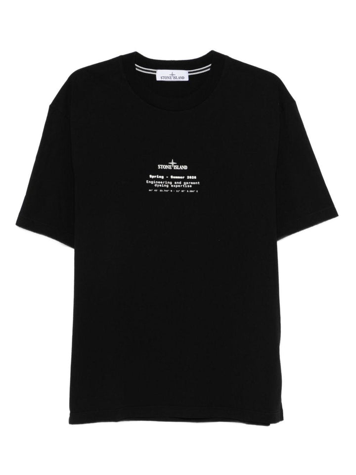 T-shirt nero con logo