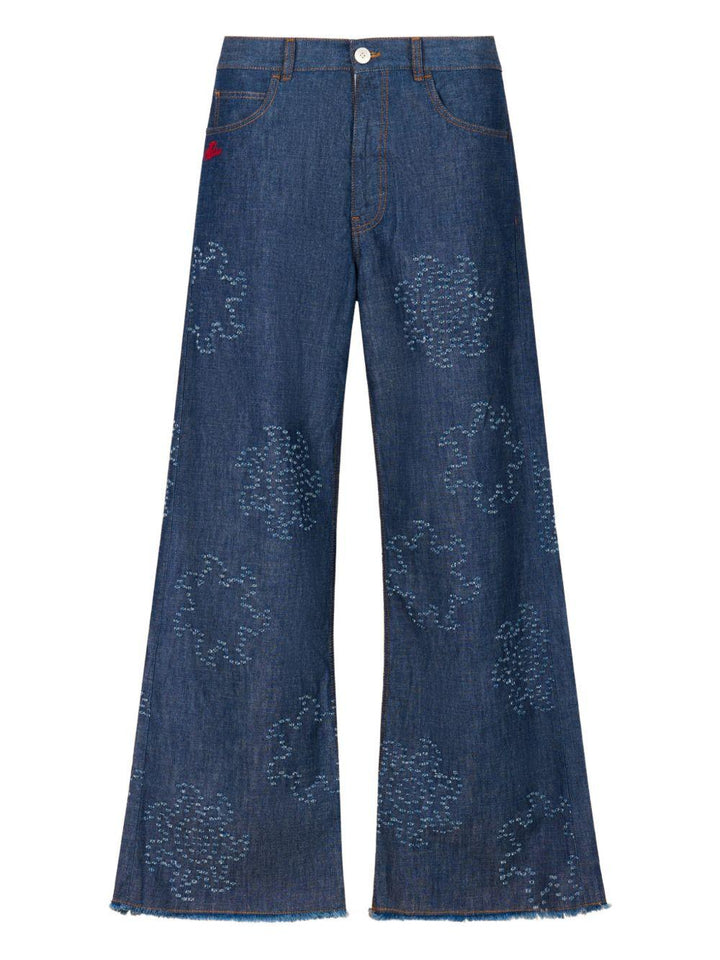 Jeans onion blue con motivo 
