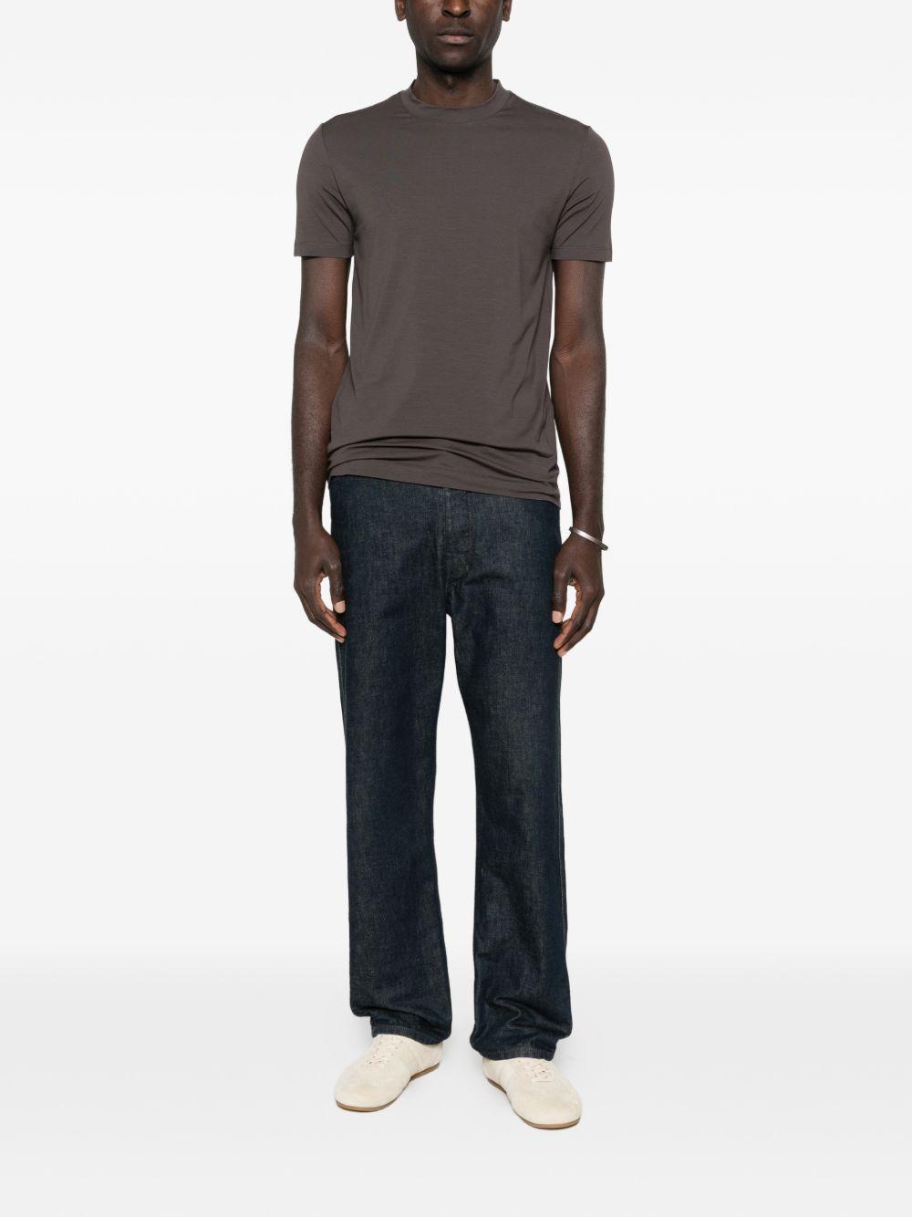 T-shirt marrone 