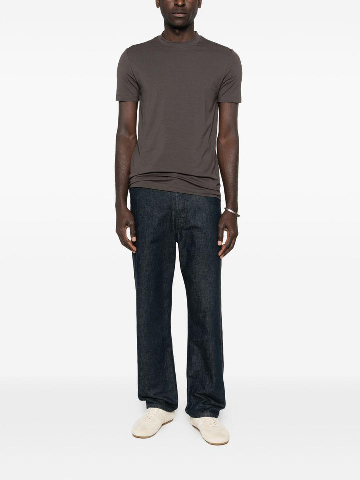 T-shirt marrone 