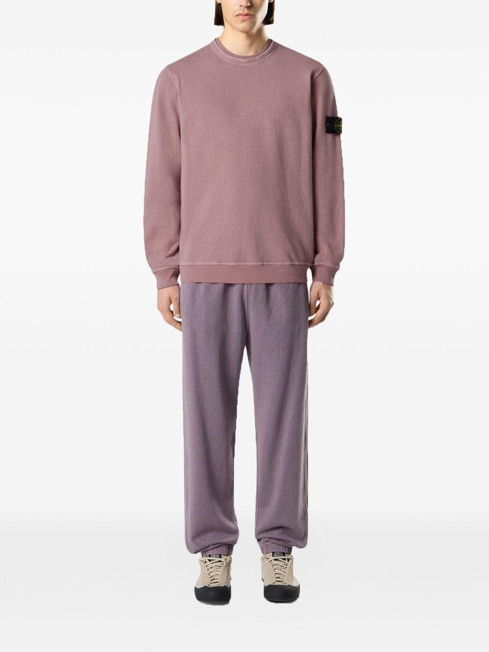 Maglione purple in cotone 