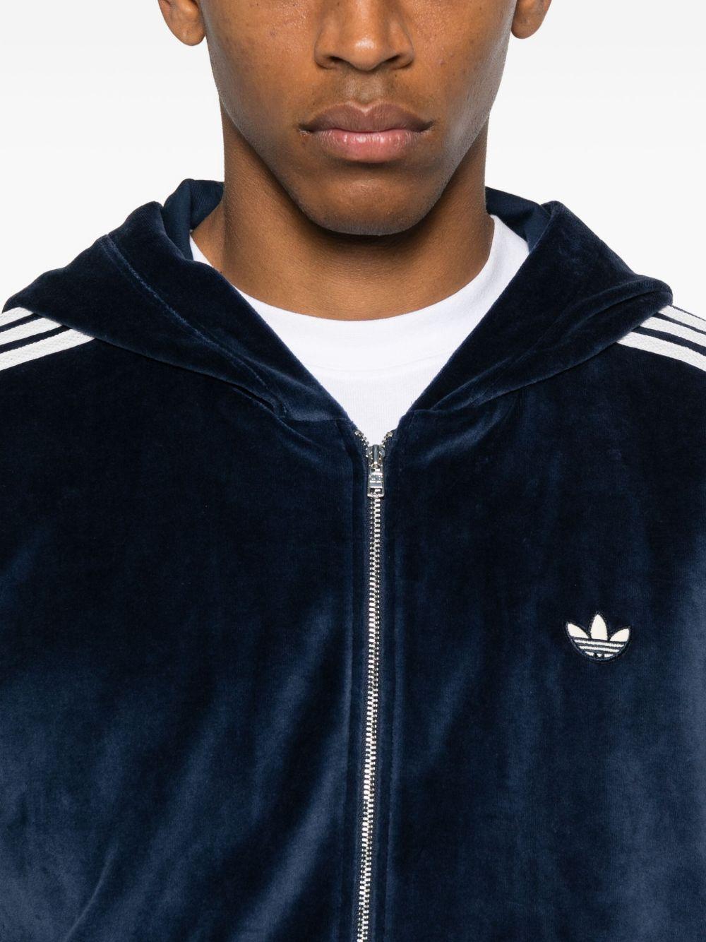 Felpa blu navy con zip 