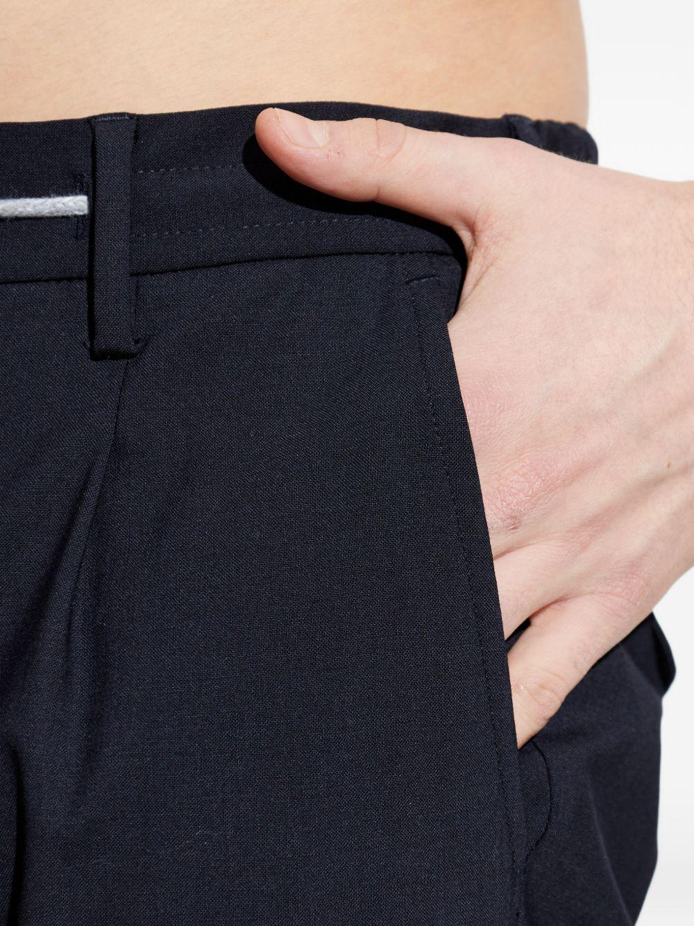 Joggers con coulisse blu 