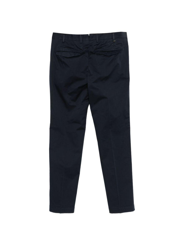 Pantaloni navy plissè 