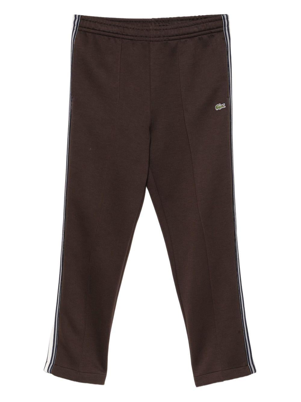 Cedar brown trousers with logo