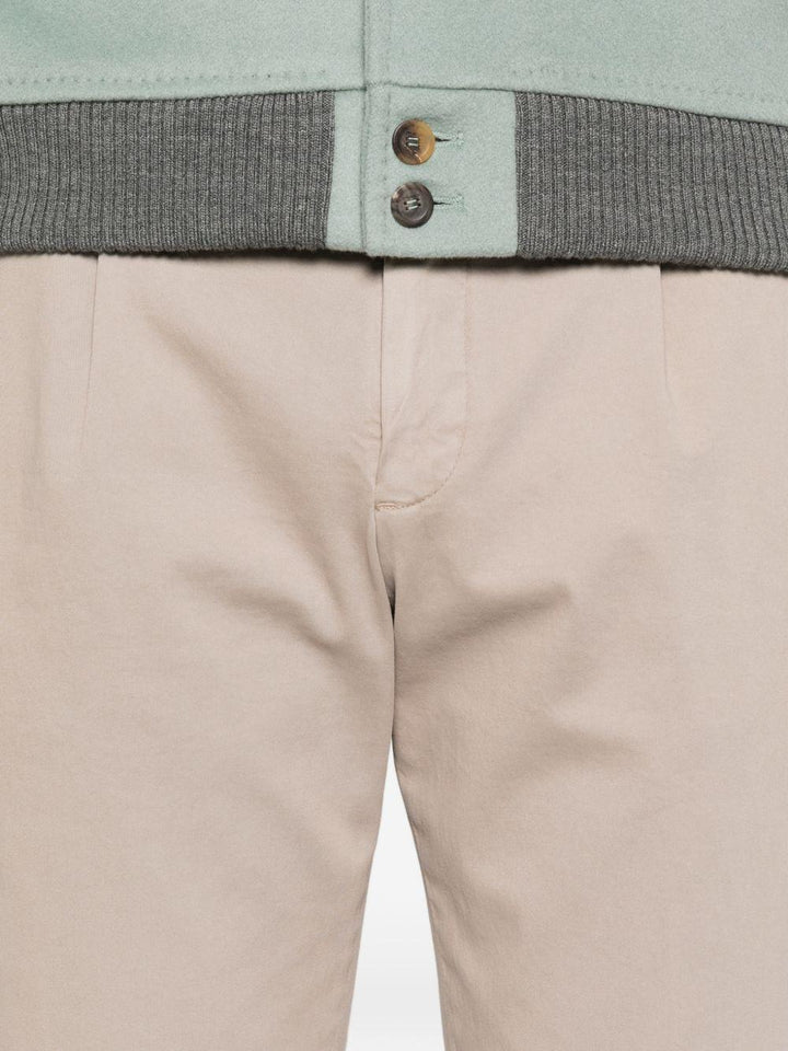Pantaloni plissé beige 
