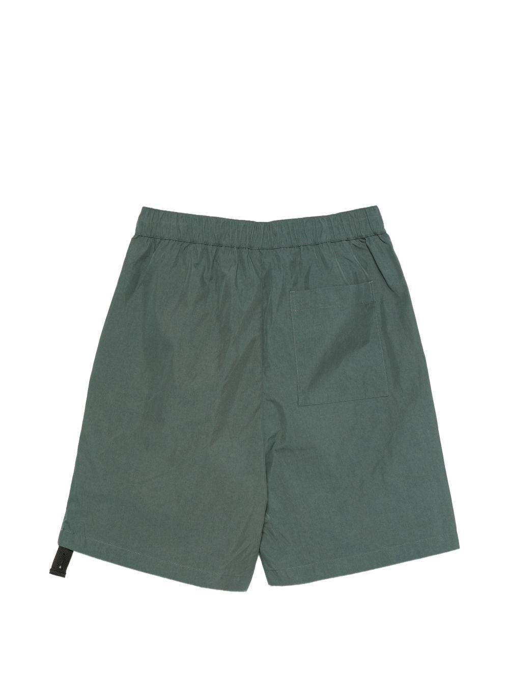 Shorts con coulisse verde scuro 