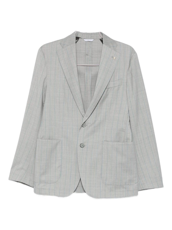 Completo gessato grigio 