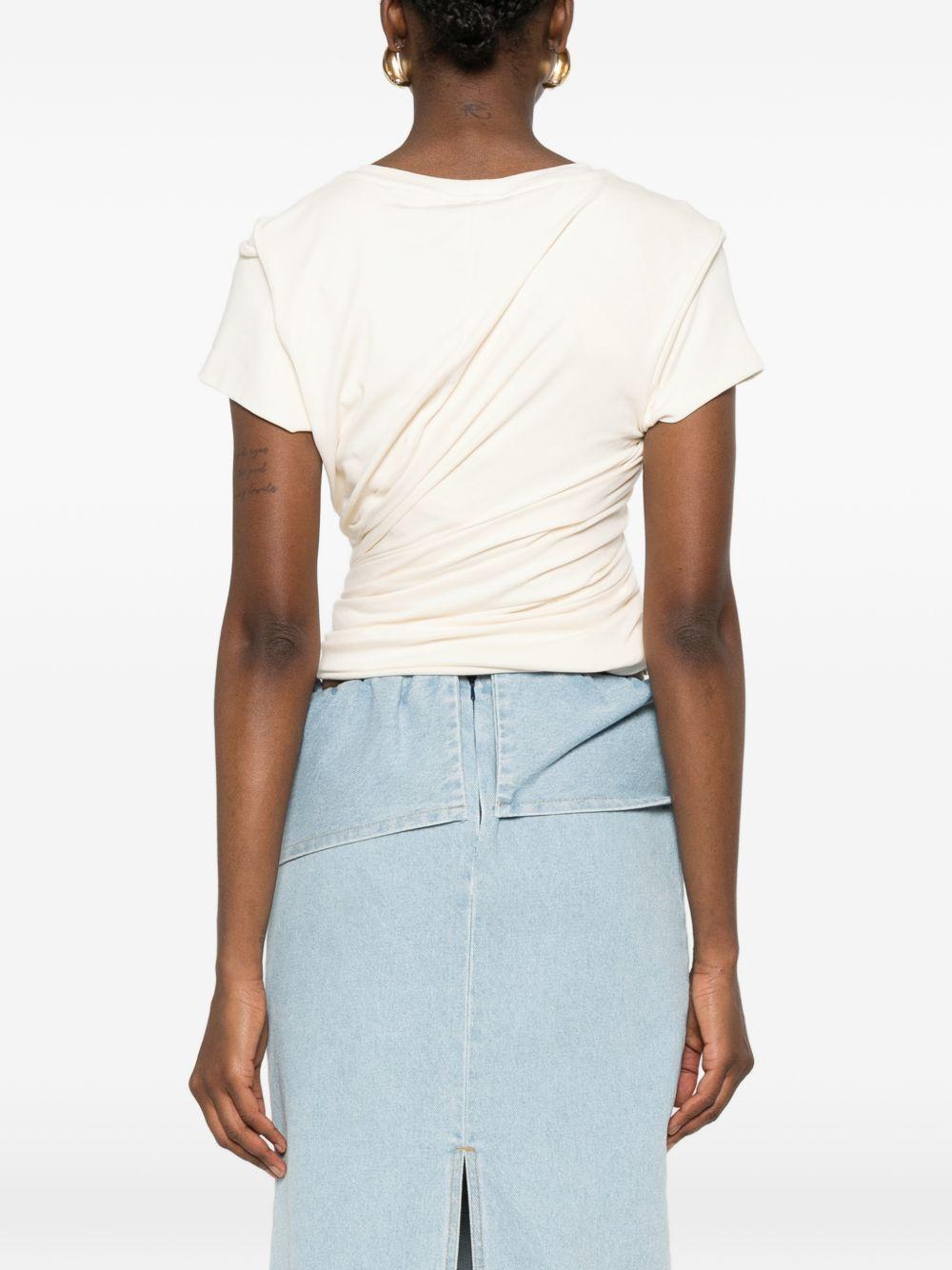 T-shirt con nodo 