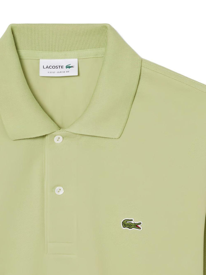 Polo verde acido con logo 