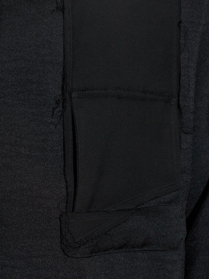 Giacca Utility con taschino nera 