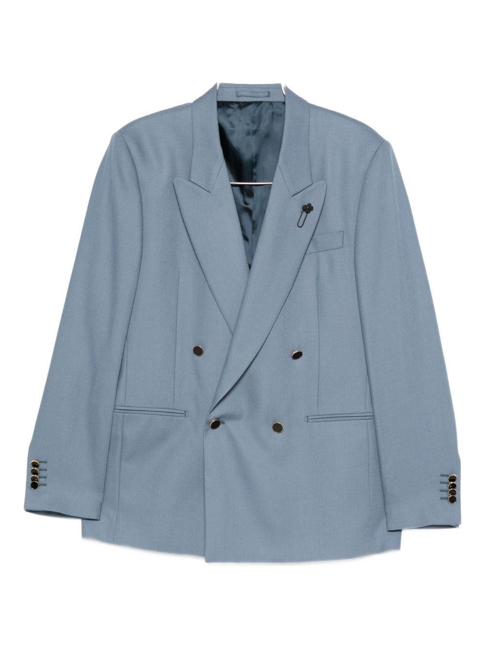 Blazer doppiopetto azzurro 