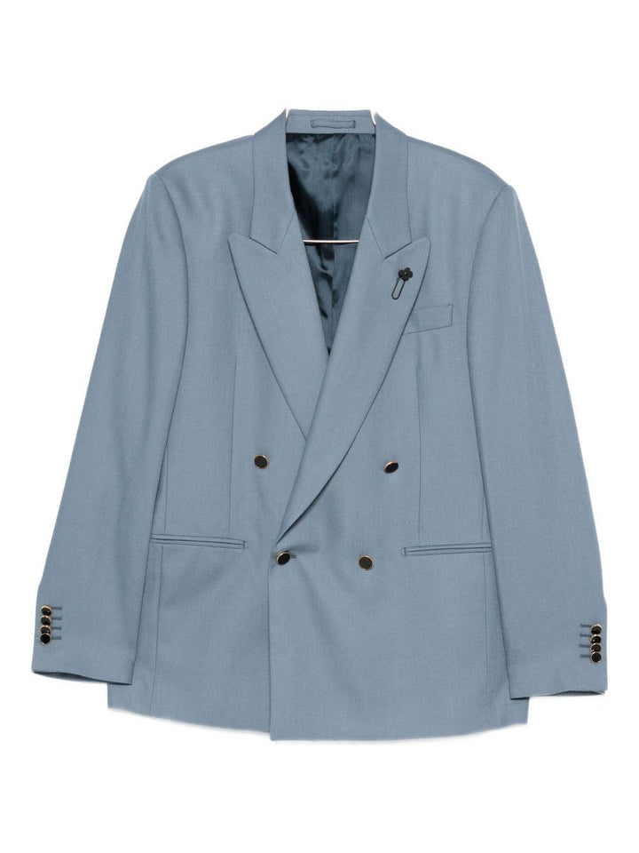 Blazer doppiopetto azzurro 