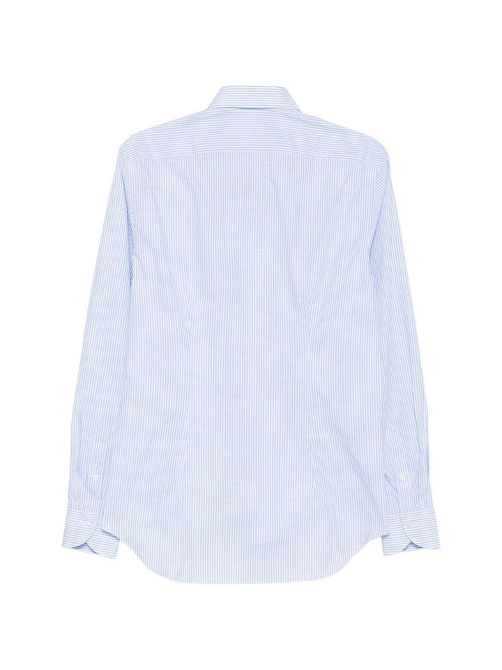 Camicia a righe bianco/azzurro 