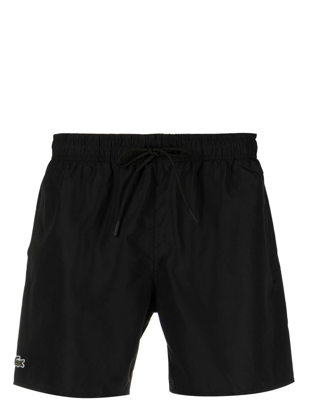 Costume da bagno nero con ricamo 