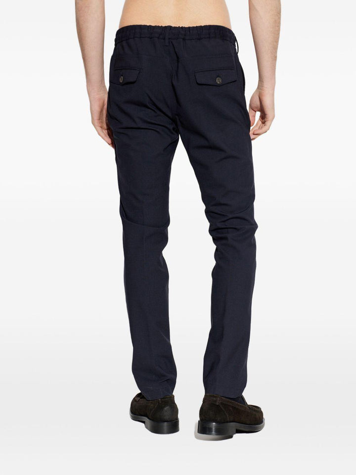 Joggers con coulisse blu 