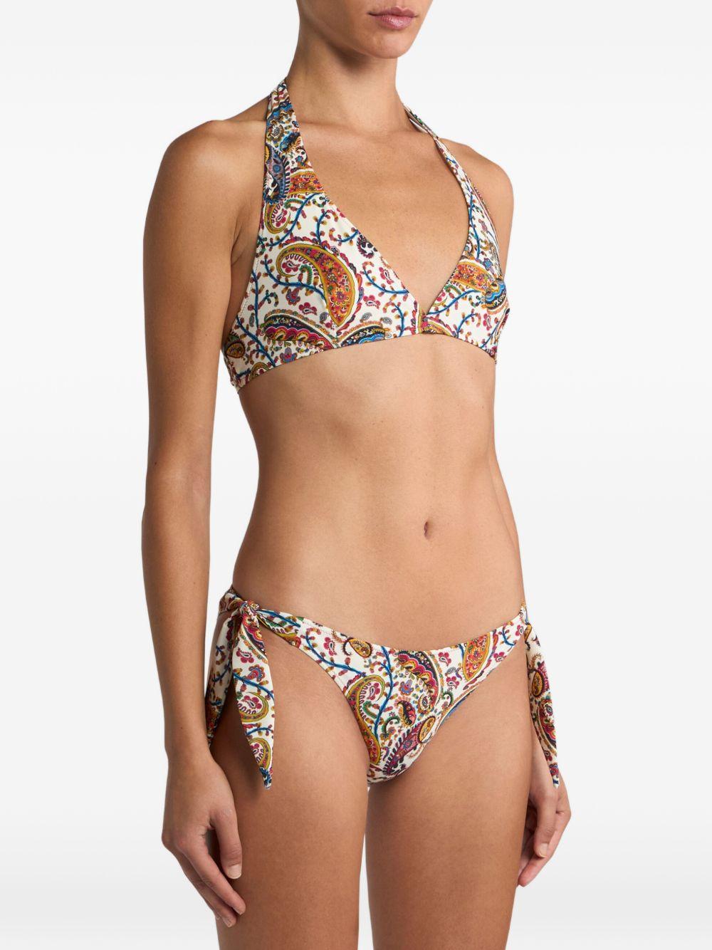 Bikini con stampa paisley 