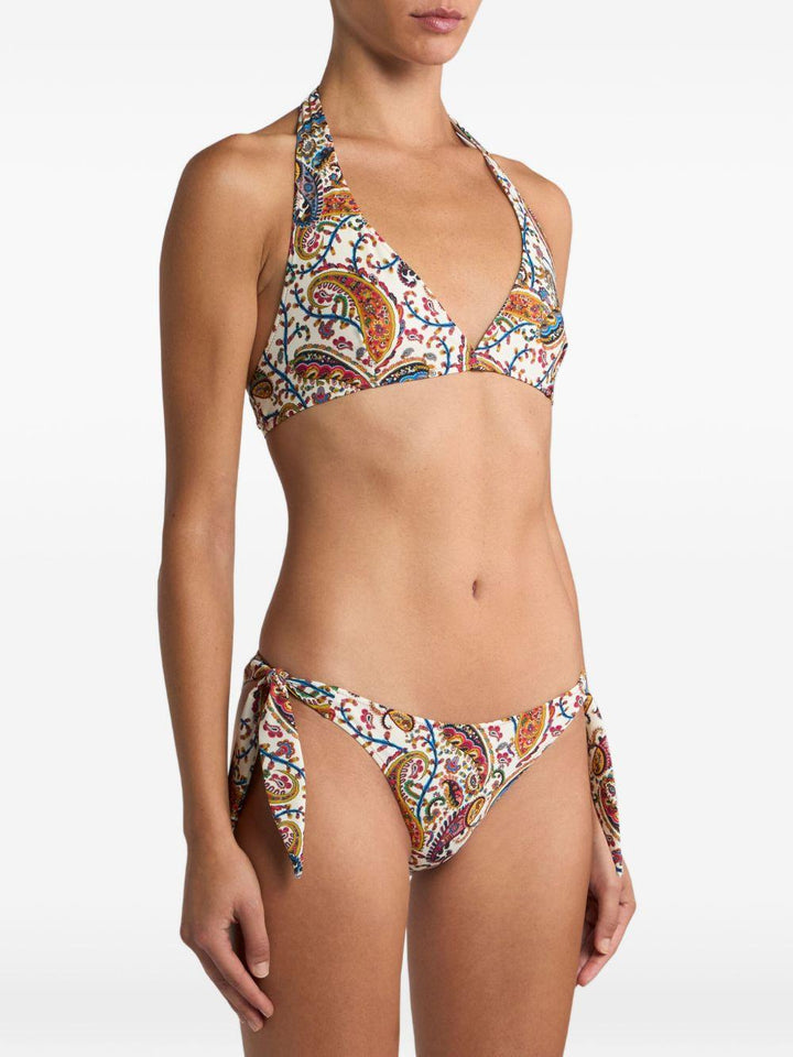 Bikini con stampa paisley 