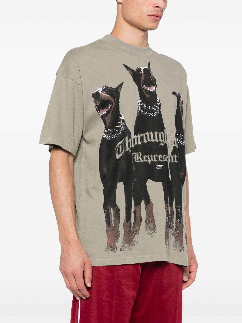 T-shirt khaki Thoroughbred 