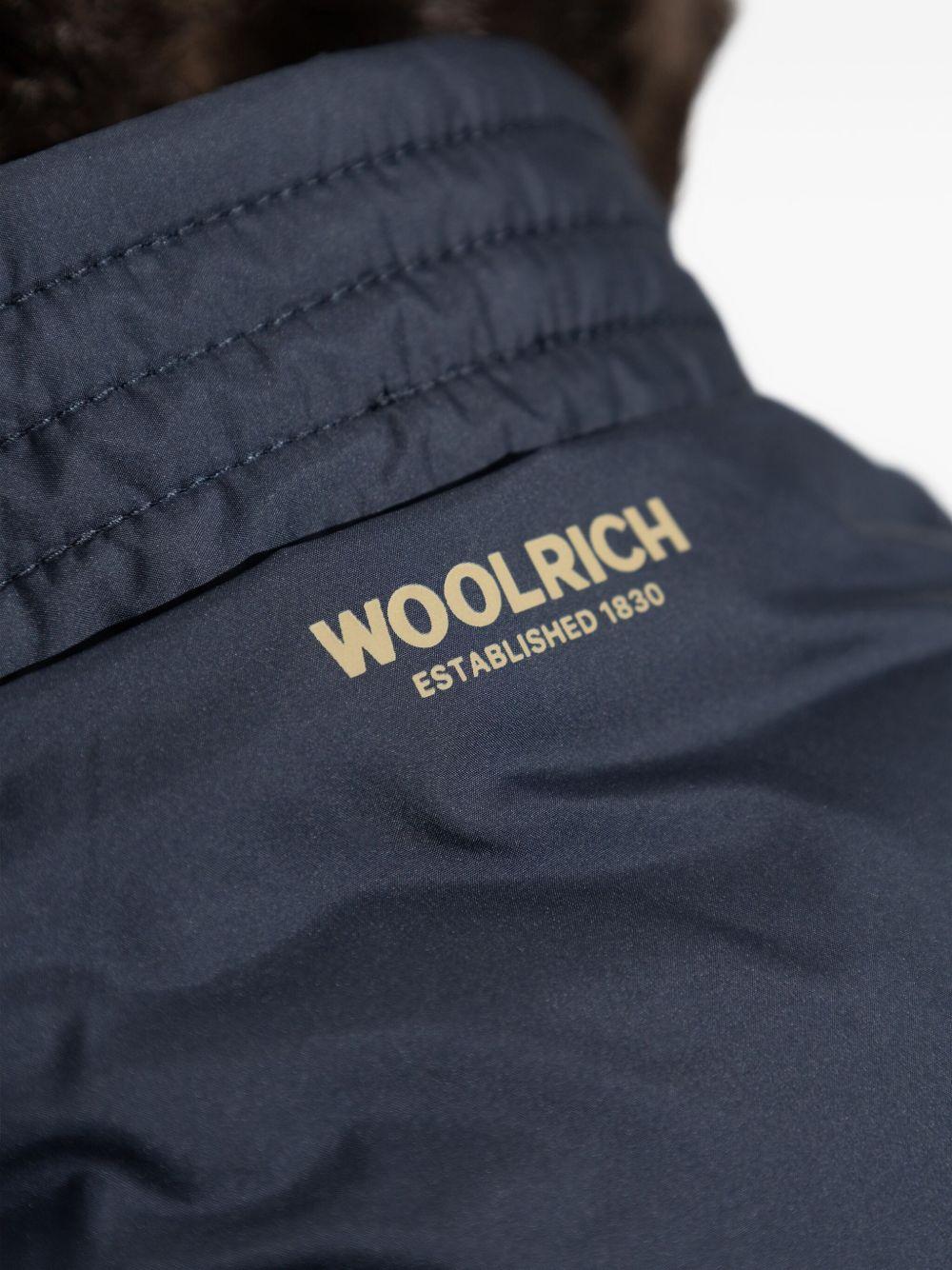 Parka Davis con cappuccio blu 