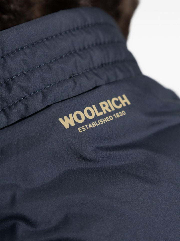 Parka Davis con cappuccio blu 
