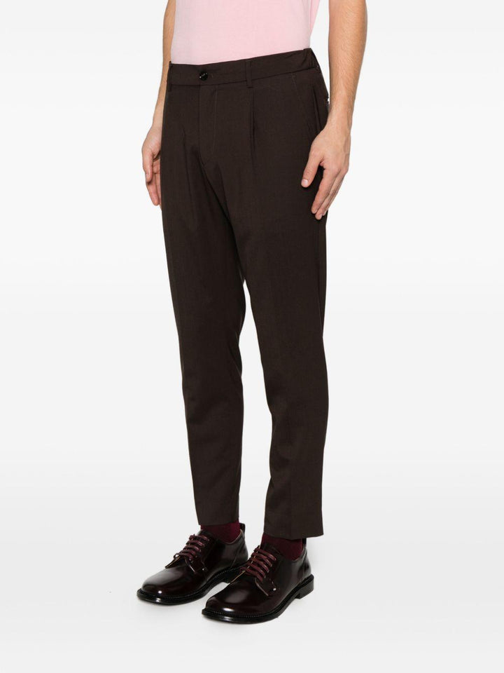 Pantaloni slim fit cacao 