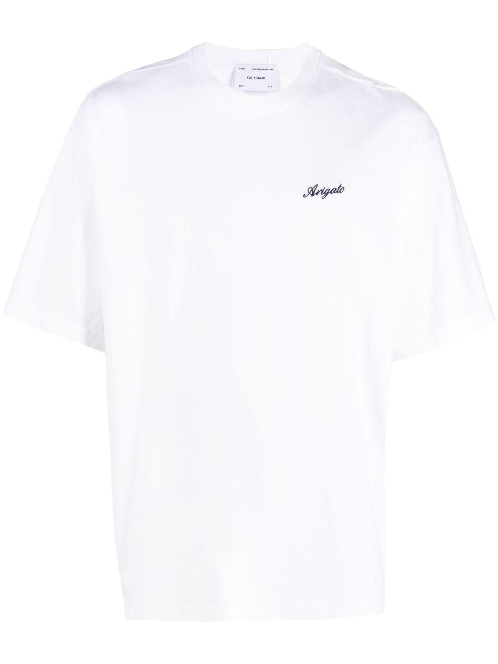 T-shirt con ricamo bianca 