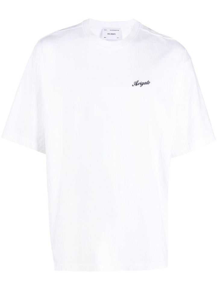T-shirt con ricamo bianca 