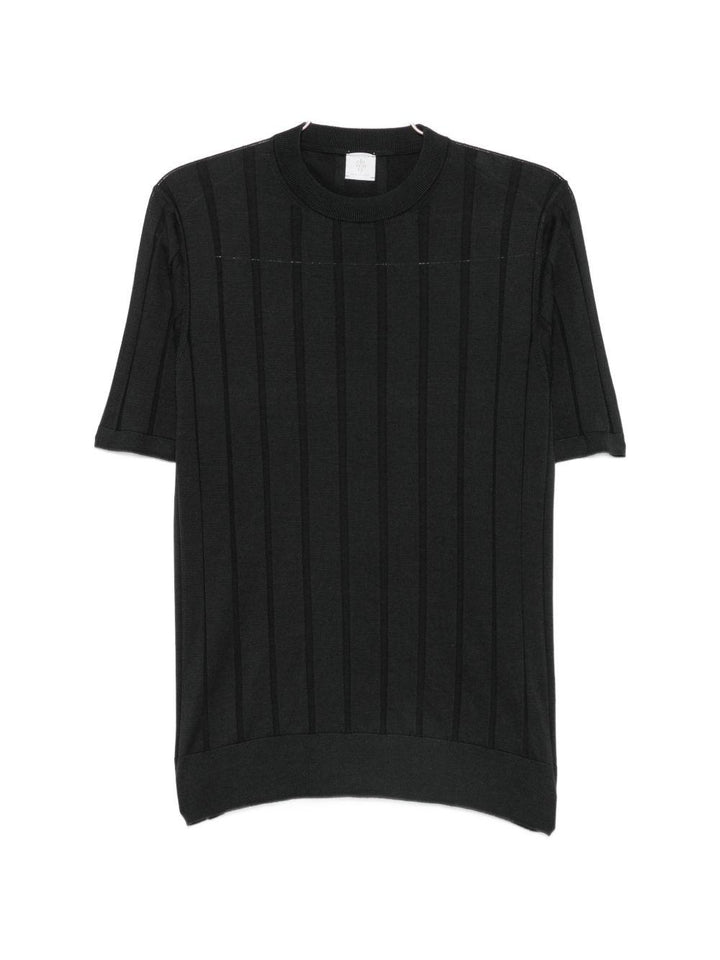 Maglia nera a maniche corte 