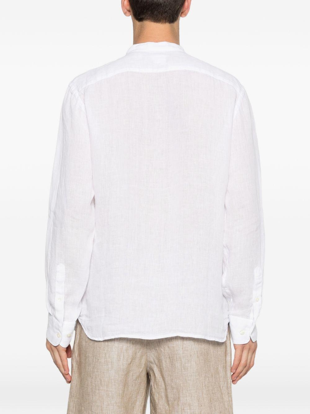 Camicia bianca colletto coreano 